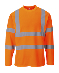 T-shirt ostrzegawczy z długimi rękawami