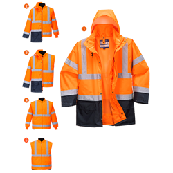 Kurtka ostrzegawcza 5 w 1