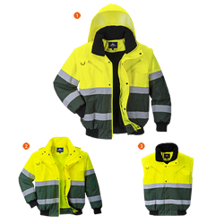 Kurtka ostrzegawcza Bomber X