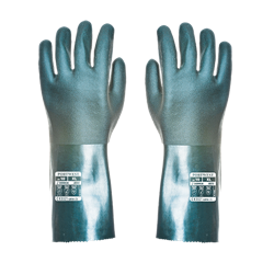 Rękawica pokryta podwójną warstwą PVC 35cm