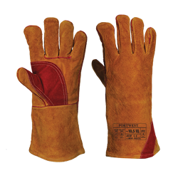 Rękawica spawalnicza ze wzmocnieniem