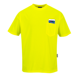 T-shirt Day-Vis z kieszonką