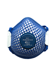 Półmaska FFP2 ERGONET z zaworkiem testowana dolomitem