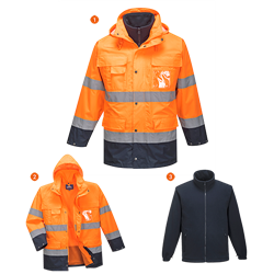 Kurtka Ostrzegawcza 3 w 1 Lite
