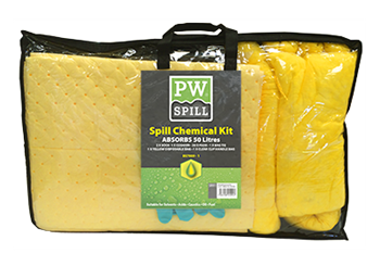 Zestaw pochłaniający chemikalia 50 litrów