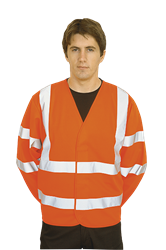 Kamizelka ostrzegawcza z długimi rękawami