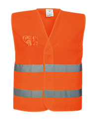 Kamizelka ostrzegawcza - do połowy siatkowa