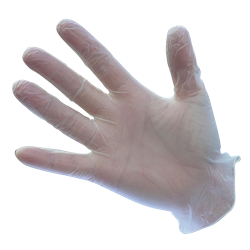 Rękawica jednorazowa winylowa niepudrowana