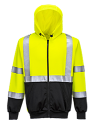 Bluza ostrzegawcza dwukolorowa z kapturem