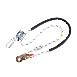 Linka pozycjonująca z zaczepem na linę i z hakiem