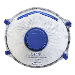 Półmaska FFP2 z aktywnym węglem spełniająca test dolomitowy