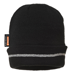 Czapka z odblaskową lamówką i ociepleniem Insulatex