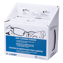 Stanowisko czyszczenia okularów.