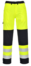 Spodnie ostrzegawcze trudnopalne Multi-Norm