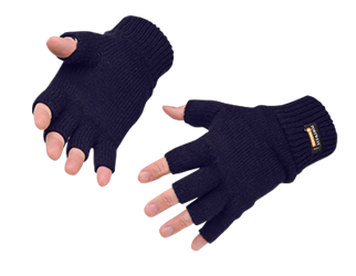 Rękawica dziana bez palców z Inslulatexem