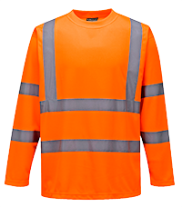 T-Shirt ostrzegawczy z długimi rękawami